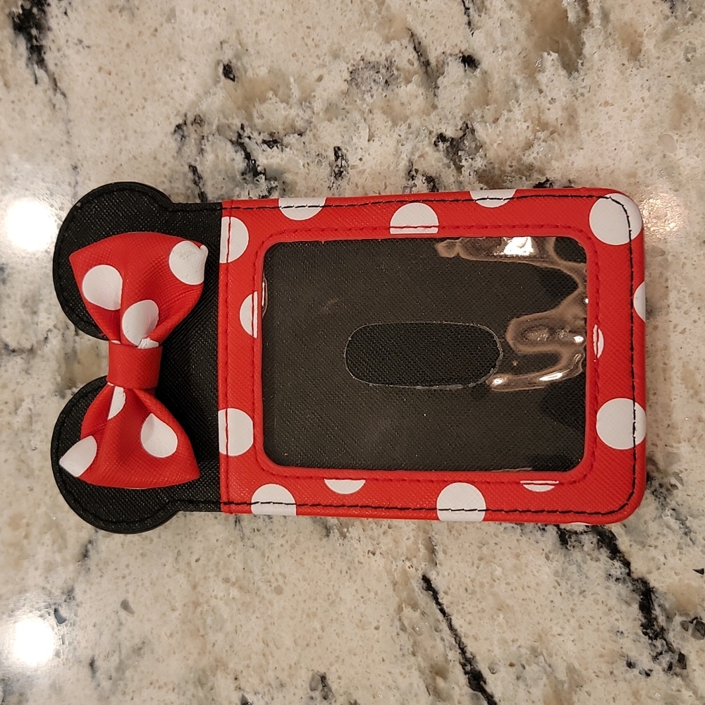 Disney Parks Minnie Mouse ID holder